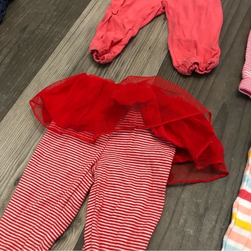 Carters‎ valentines day red leggings baby girl bundle 3m - Picture 2 of 8